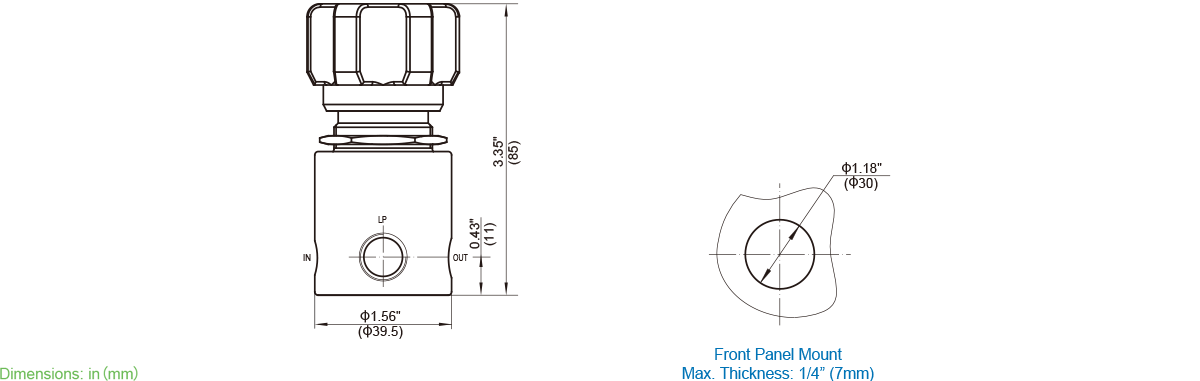 GENTEC R13 Series Low Flow Regulator